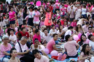 「粉紅大軍」湧新加坡公園　爭取LGBTQ平權
