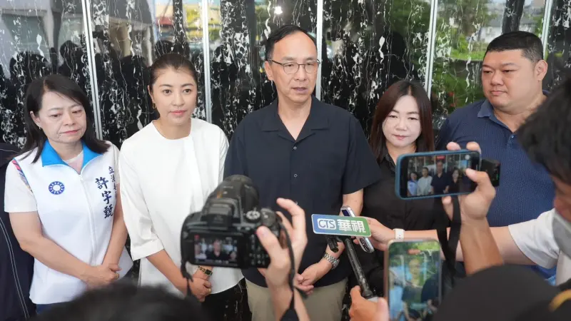 ▲朱立倫率國民黨成員在南投舉辦國會改革說明會。（圖／國民黨南投縣黨部提供，2024.06.30）