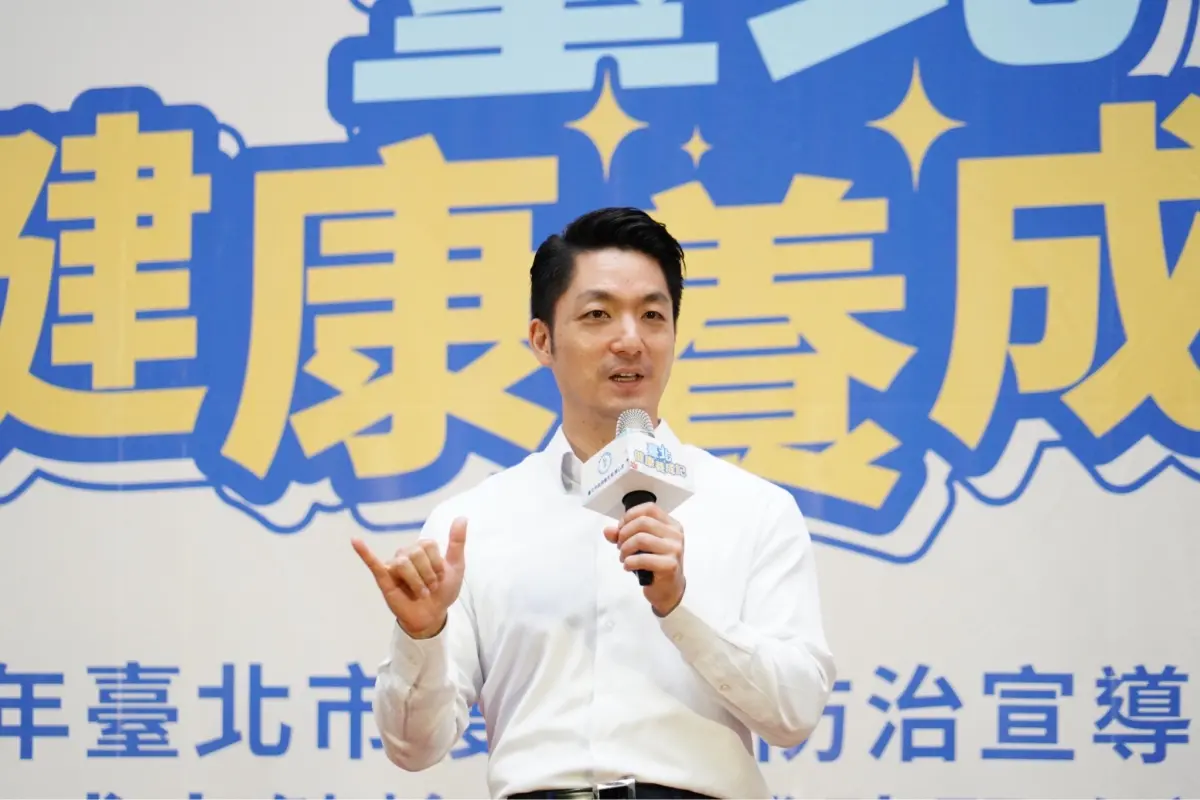 ▲台北市長蔣萬安7/1出席「臺北健康養成記」慢性病防治宣導活動（圖），他會前受訪時重申支持基隆市長謝國樑。（圖／台北市政府提供）