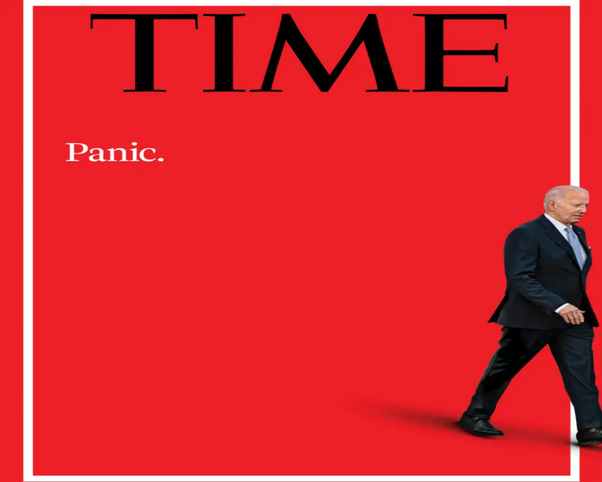 ▲《時代雜誌》封面疑似也在暗示民主黨，應該要換掉拜登。（圖／翻攝自TIME）