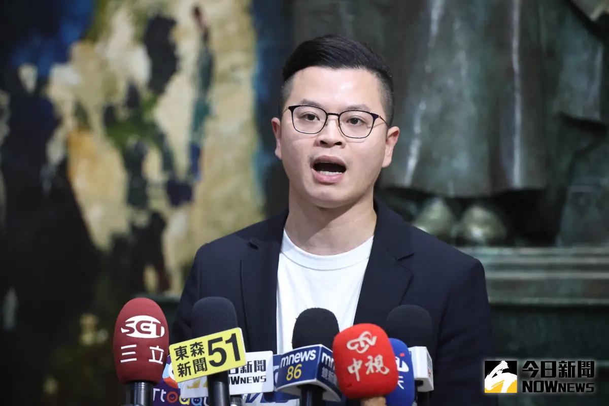 ▲國民黨智庫副執行長凌濤說，將成立守護基隆小組。（圖／記者陳明中攝，2024.07.01）