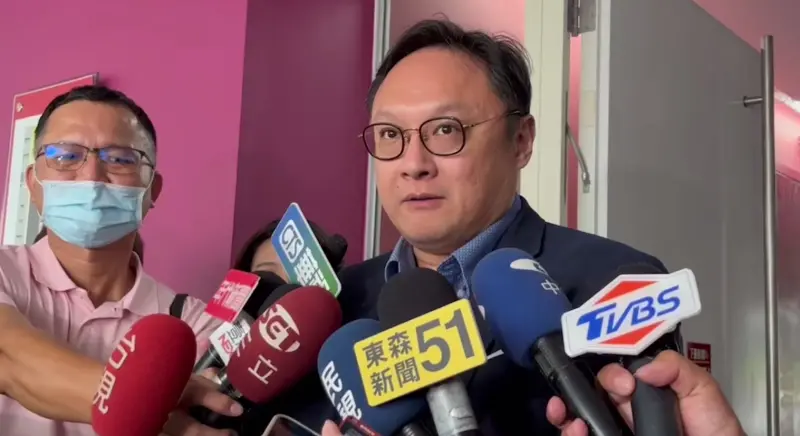 ▲台中市副市長鄭照新表示，出訪是疫後為城市外交「補進度」。（圖／記者顏幸如攝，2024.07.02）