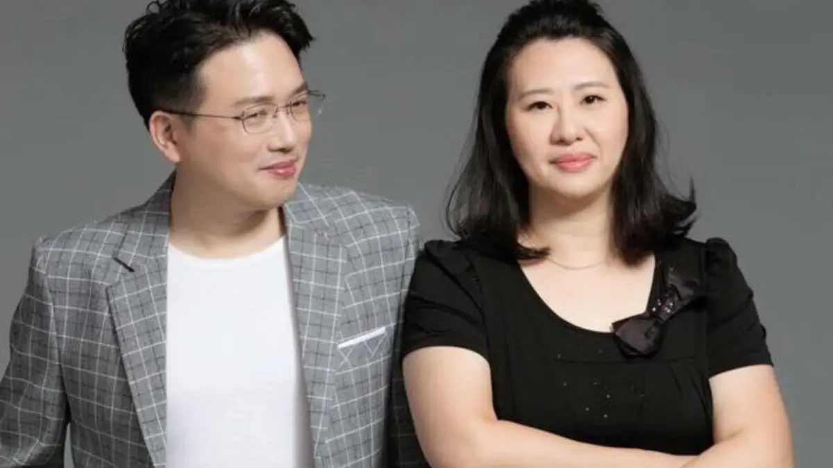 ▲江坤俊（左）日前婚外情被爆出，正宮劉藺秦（右）第一時間則發聲明力挺，身為「過來人」的岳啟儒，分析了劉藺秦背後辛酸。（圖／翻攝自江坤俊臉書）