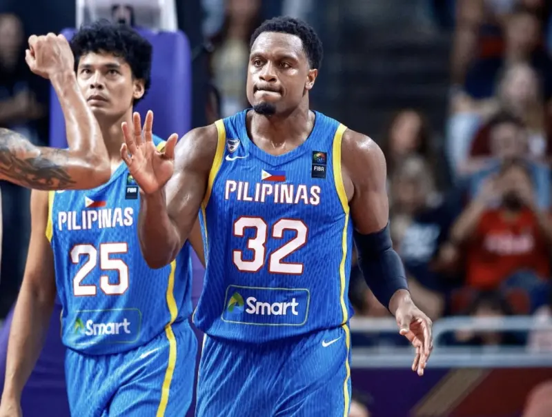 ▲巴黎奧運男籃最終資格賽，菲律賓爆冷擊敗拉脫維亞，Justin Brownlee繳出26分、9籃板、9助攻「準大三元」數據。（圖／取自FIBA）