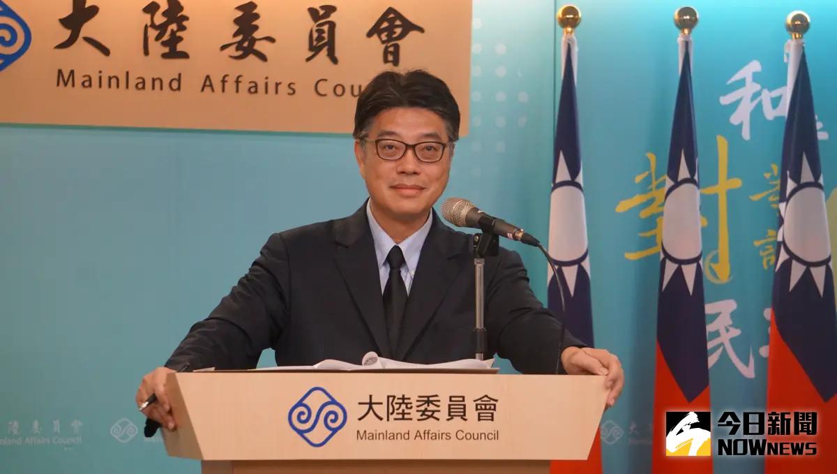 ▲陸委會主委邱垂正親自主持例行記者會。（圖／記者呂炯昌攝，2024.07.04）