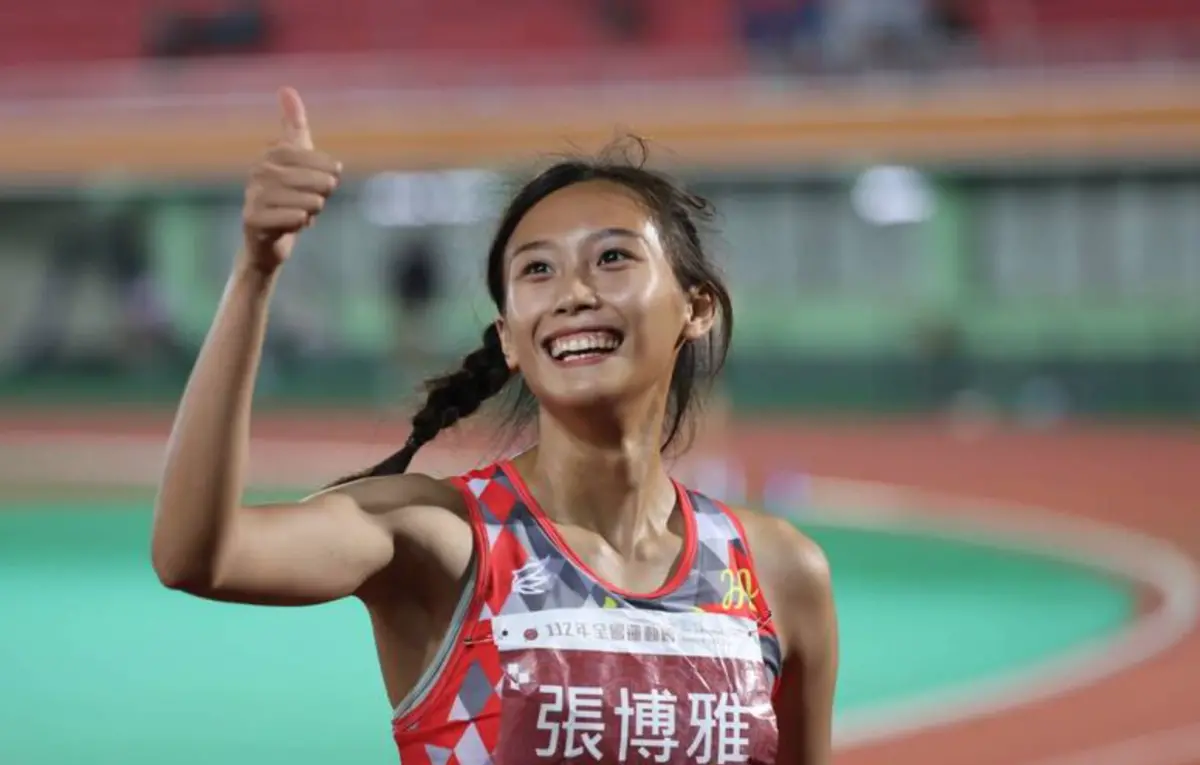 ▲「跨欄甜心」張博雅在世界室內田徑錦標賽女子60公尺跨欄跑出8秒27成績，雖未晉級準決賽，卻成功打破高懸26年的全國紀錄，寫下台灣田徑新里程碑。（圖／全運會提供）