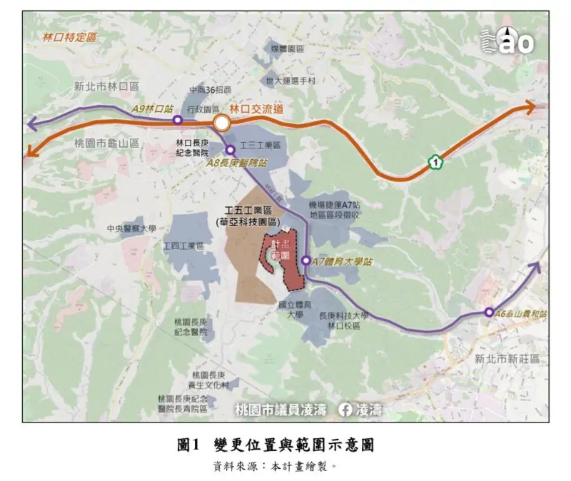 ▲桃園市議員凌濤直指,集團若得逞將暴賺57.47億。(圖/翻攝自凌濤臉書)