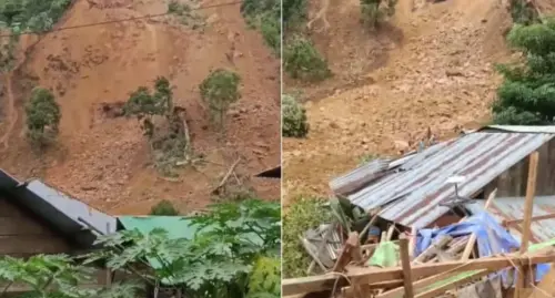 印尼發生連日大雨,導致非法金礦場發生山崩,至少12人已被確認死亡。(圖/翻攝自X) ▲印尼發生連日大雨,導致非法金礦場發生山崩。(圖/翻攝自X)