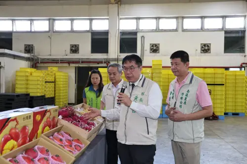 鮮果外銷蒸蒸日上　黃偉哲：繼芒果銷日後火龍果再下一城
