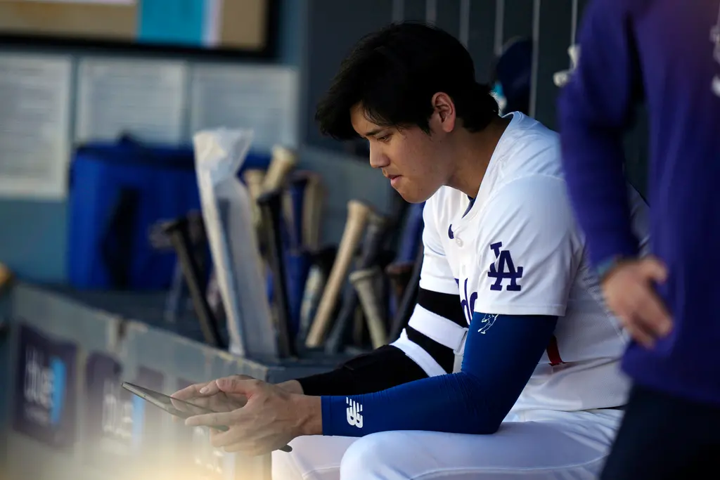 ▲洛杉磯道奇球星大谷翔平，睽違2個月首度在比賽中被提前換下場，道奇總教練Dave Roberts表示他狀況良好，只是為了讓他提前下去休息。（圖／美聯社／達志影像）