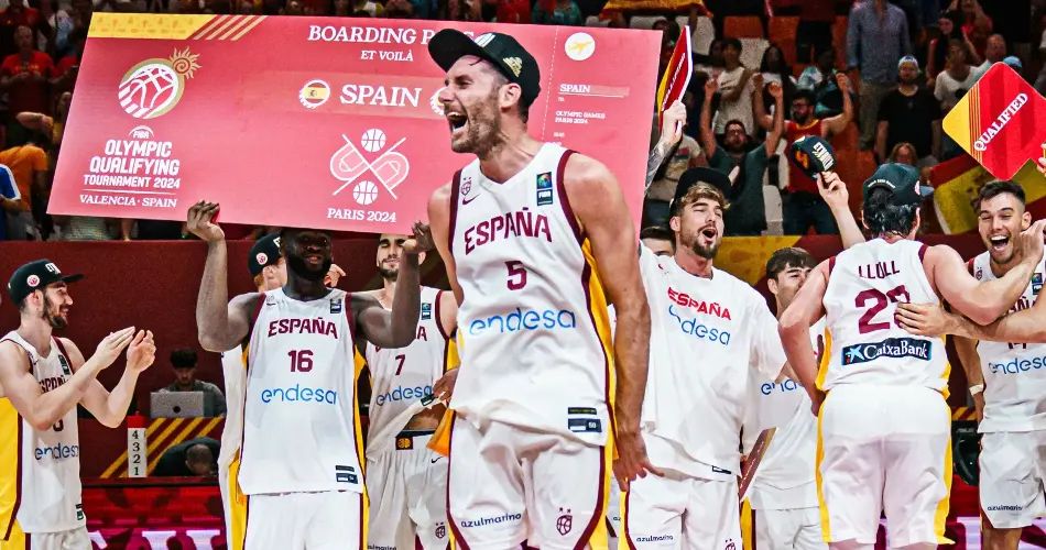 ▲西班牙男籃在昨（9）日公布巴黎奧運12人名單，西班牙陣中只有Santi Aldama、Usman Garuba等兩名NBA球員，陣中39歲的Rudy Fernandez將迎來生涯第六屆奧運，成為奧運歷史上第一位六度參與奧運男籃的球員。（圖／FIBA)