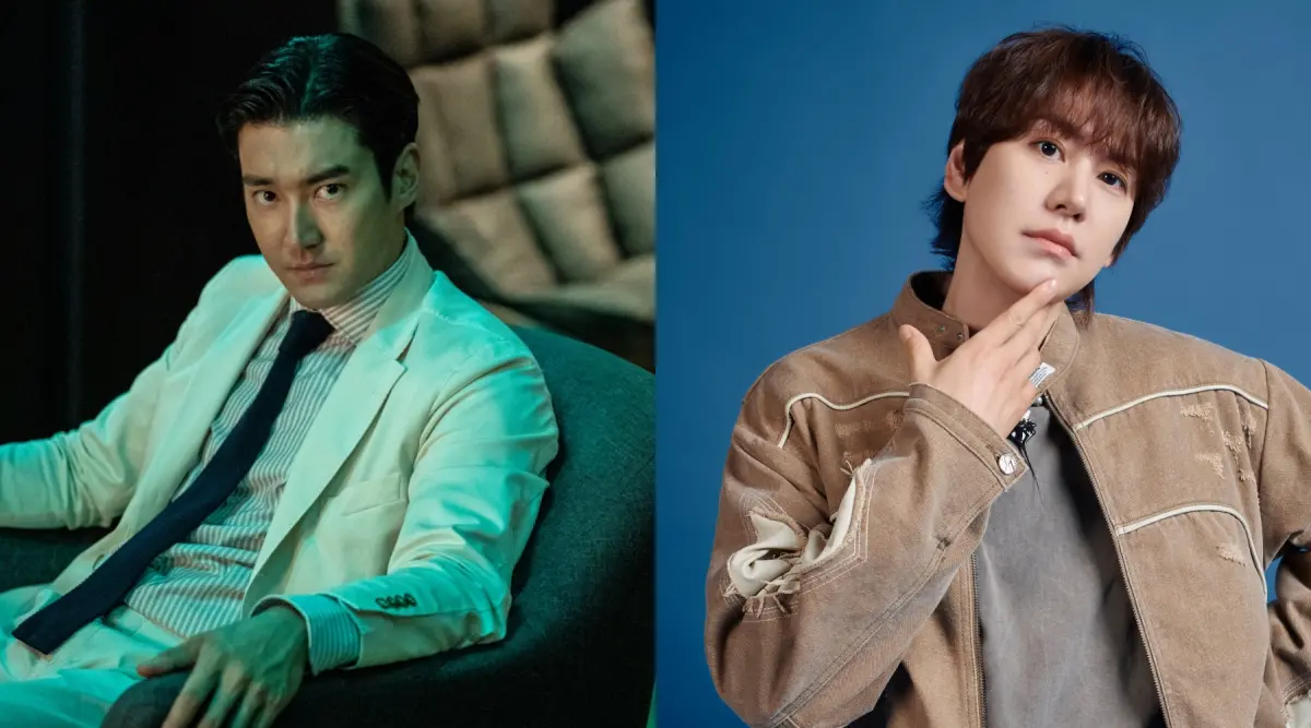 ▲韓團Super Junior成員始源（左）想到台灣的第一個食物是「超商便當」跟「珍珠奶茶」，圭賢提醒要半糖少冰。（圖／SJ臉書）