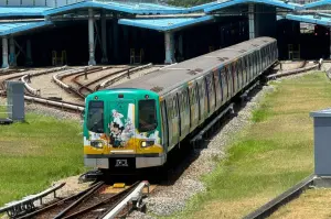捷運彩繪車廂外觀。(圖/台北捷運) ▲捷運彩繪車廂外觀。(圖/台北捷運)