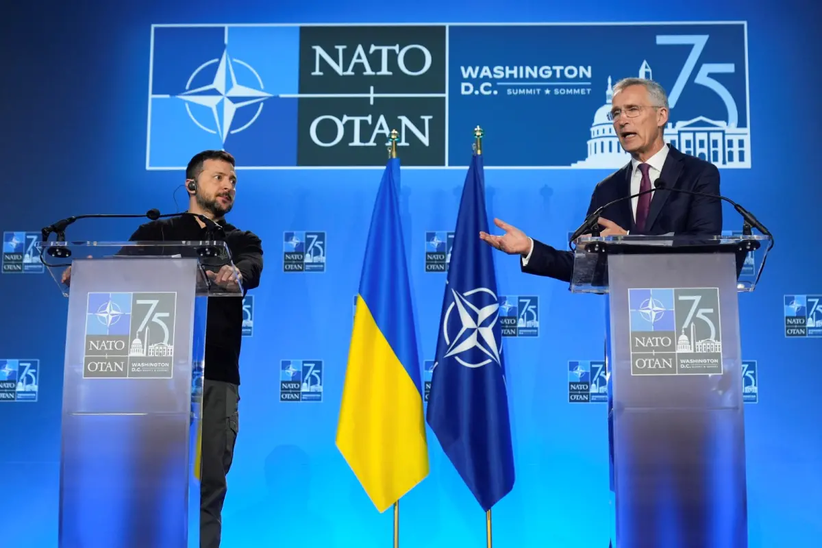 ▲烏克蘭敦促北大西洋公約組織（NATO）盟邦，取消烏克蘭對俄羅斯境內目標使用遠程武器的限制。（圖／美聯社／達志影像）