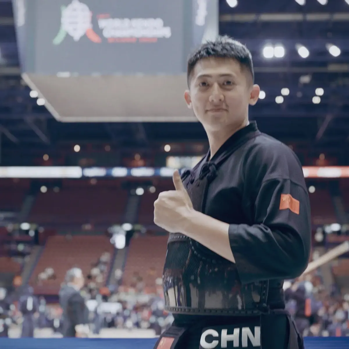 ▲蘇郁程代表中國出賽，一位來自台灣的劍道選手，公開透露自己終於圓夢，穿上中國道服參賽。（圖／蘇郁程臉書）