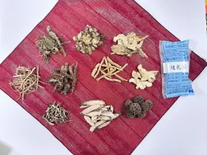 ▲通乳茶藥材成分。(圖/北市聯醫林森中醫昆明院區提供) ▲通乳茶藥材成分。(圖/北市聯醫林森中醫昆明院區提供)