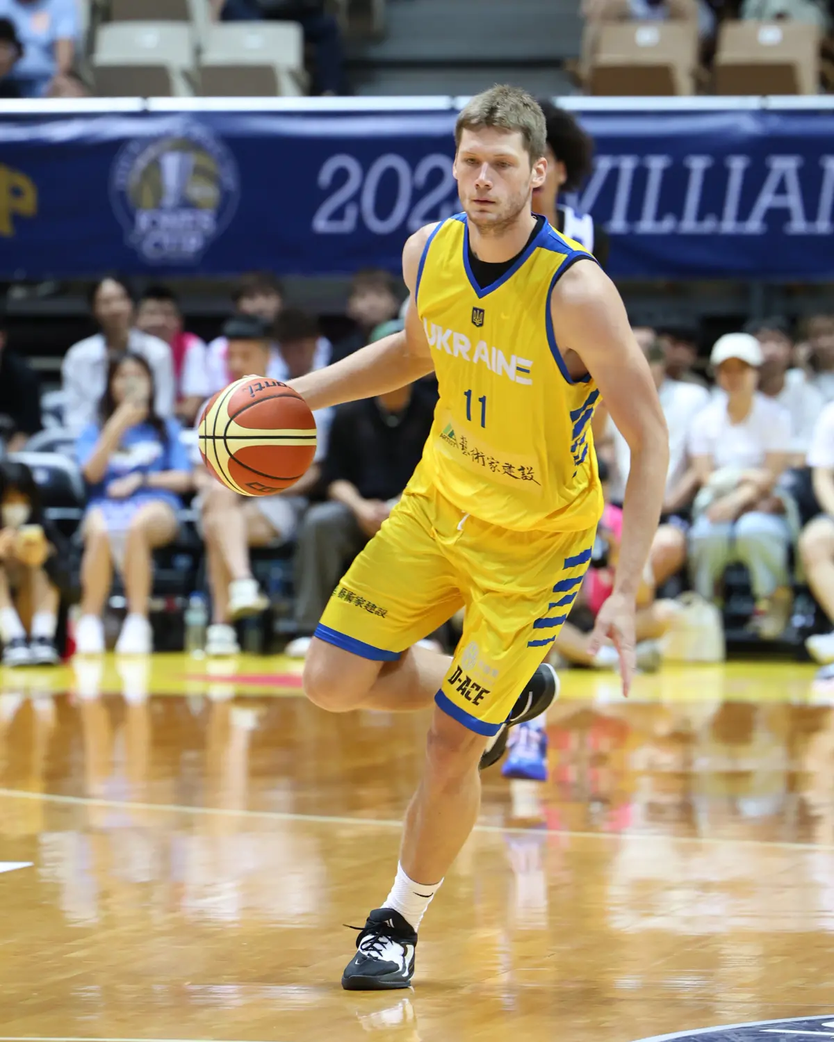 ▲烏克蘭找回應有實力，總算大勝開胡，在瓊斯盃取得第一場勝利。(圖/籃協提供)