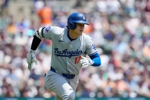 MLB美國職棒洛杉磯道奇今(15)日迎戰底特律老虎,日籍好手大谷翔平本場比賽先發打第一棒,繳出4個打數2支安打,賽後打擊率3成16,而他對「前輩」前田健太敲出安打,可惜盜壘失敗。 ▲MLB美國職棒洛杉磯道奇日迎戰底特律老虎,日籍好手大谷翔平本場比賽先發打第一棒,繳出4個打數2支安打,賽後打擊率3成16,而他對「前輩」前田健太敲出安打,可惜盜壘失敗(圖/美聯社/達志影像)
