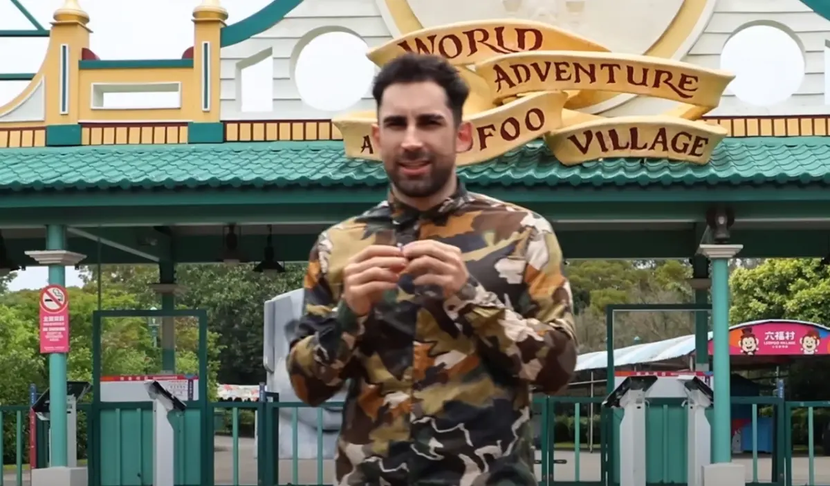 ▲近日法國籍YouTuber「酷的夢」就特別朝聖台灣4座遊樂園，包括麗寶樂園、劍湖山、六福村、小人國，並在遊玩後給予評價。（圖/YT@酷的夢）