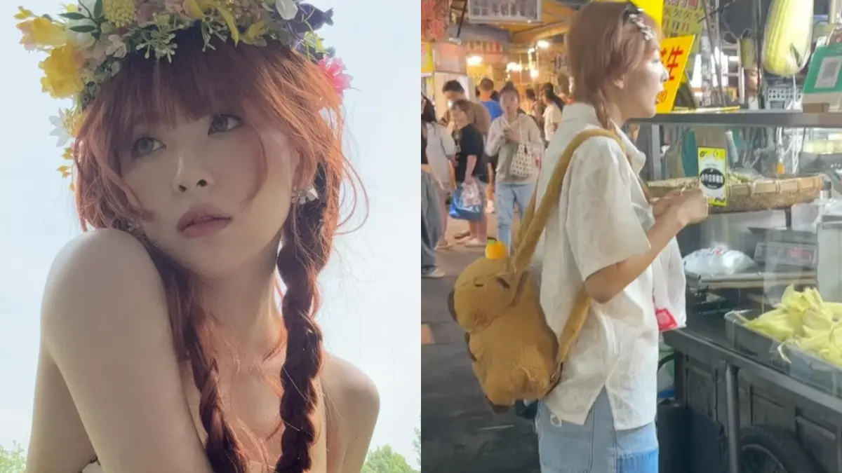 ▲近日來台開唱南韓女團Red Velvet，成員瑟琪竟被偶遇出沒在瑞豐夜市「3支230元」的天價玉米攤販前。（圖／hi_sseulgi IG、tingchu_1218 Threads）