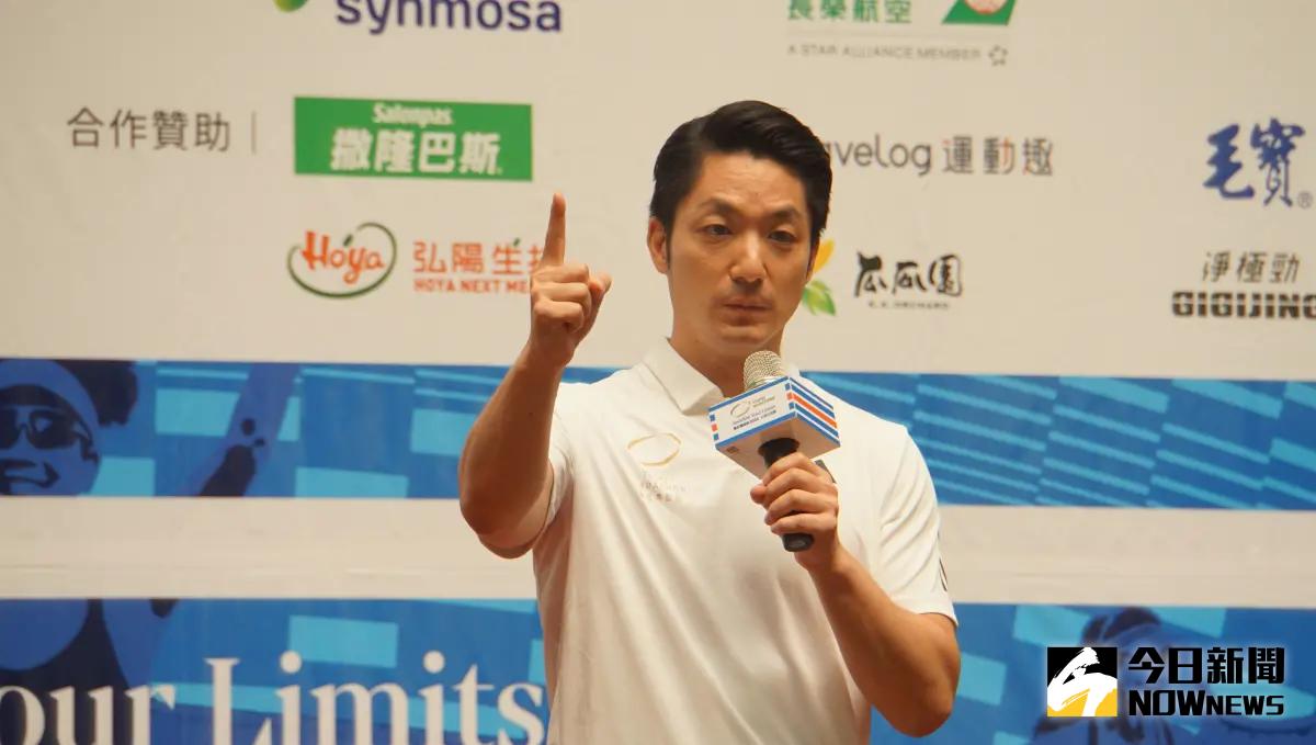 ▲台北市長蔣萬安出席「2024臺北馬拉松宣告記者會」致詞。（圖／記者呂炯昌攝，2024.07.16）