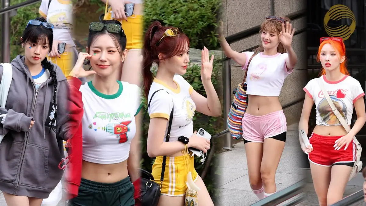 ▲韓國人氣女團(G)I-DLE推出新曲〈클락션 〉（Klaxon），夏日風格造型遭粉絲嫌「太暴露」。（圖／theqoo）