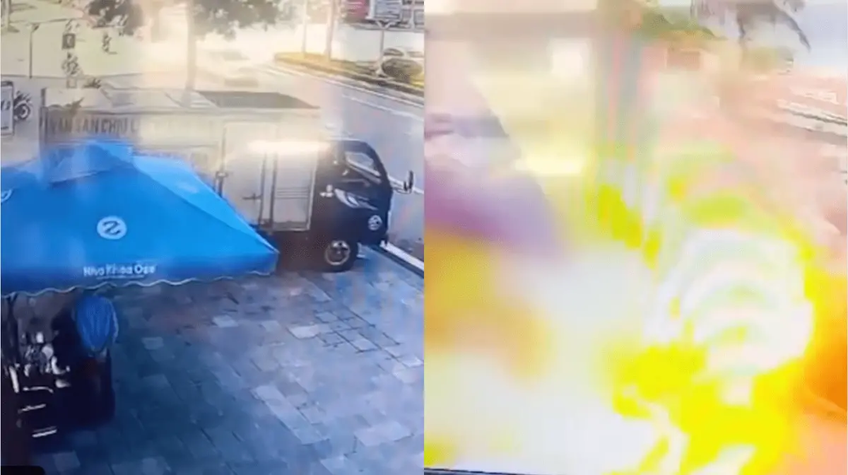 ▲越南一間韓式燒烤店突然爆炸，造成7人重傷送醫。（圖／翻攝自X）