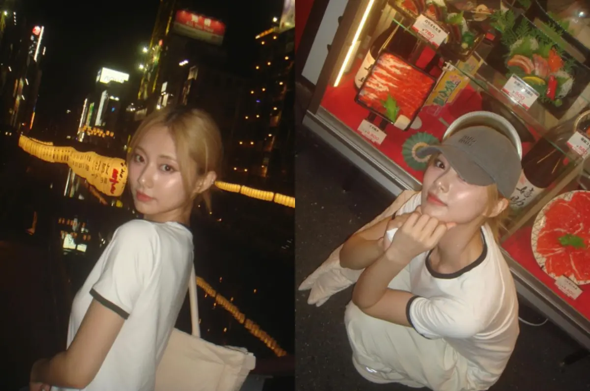 ▲子瑜時隔1個月終於更新3篇貼文，只見她深夜蹲坐在大阪街頭的照片，粉絲大讚「看起來像天使」。（圖／子瑜IG）