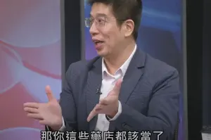 ▲林裕豐表示，江坤俊性騷鄭凱云一事，在電視台早已不是祕密，所以才讓他們分開主持。（圖／翻攝自YouTube 新聞挖挖哇！