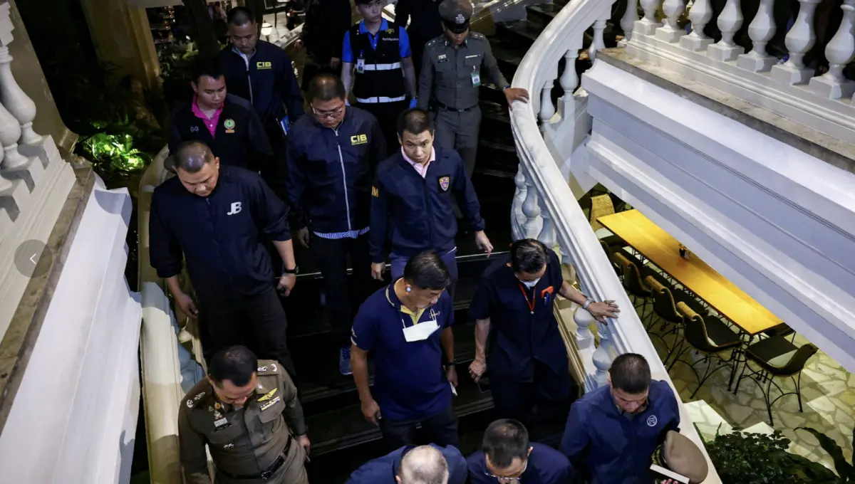 ▲泰國頂級酒店爆發6人死亡毒殺案，中央調查局到場釐清案情。（圖／翻攝自X）