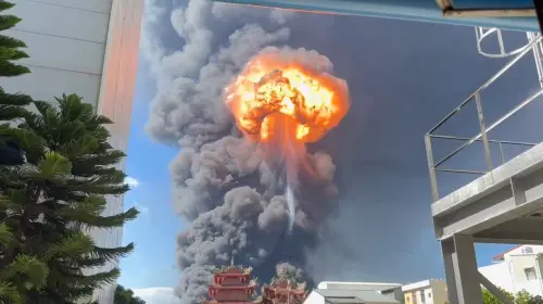 台南工廠火災爆「蕈狀雲」　5區空汙警報！空氣清淨機正確擺法曝
