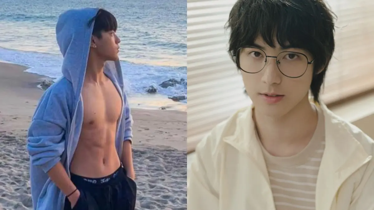 ▲德德（右）有對手了！李蒨蓉18歲兒（左）「高顏值大胸肌」超吸睛，被封為最帥星二代。（圖／李蒨蓉IG、德德IG）