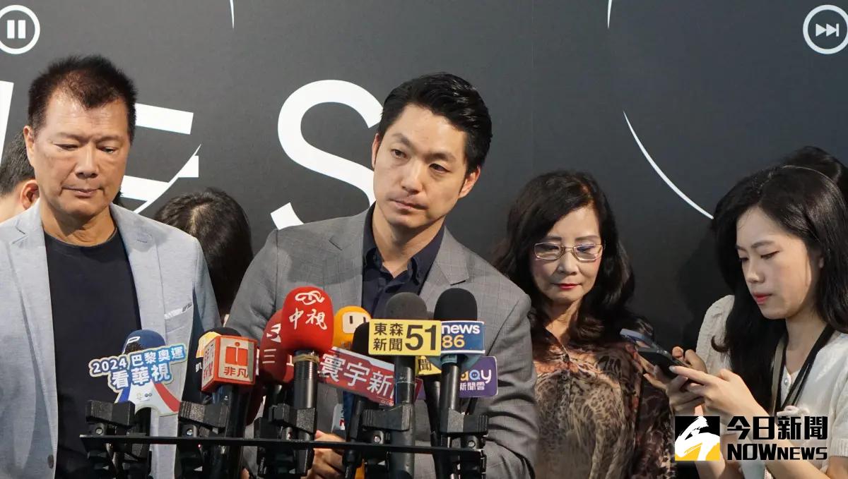 ▲台北市長蔣萬安出席2024 TRENDY TAIPEI潮臺北起跑記者會，會前接受聯訪。（圖／記者呂炯昌攝，2024.07.18）