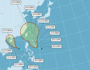 凱米、巴比侖颱風最快今生成！下週四最靠近台灣　風雨最劇時間曝
