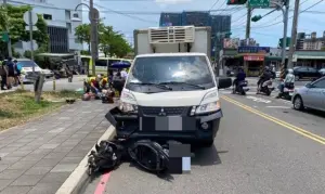 桃園蘆竹死亡車禍！無照男騎士碰撞小貨車　頭部重創送醫搶救不治
