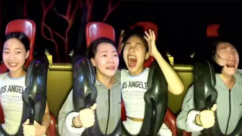 ▲▼小S陪許老三玩極限設施，母女都放棄表情管理。（圖／小S IG）