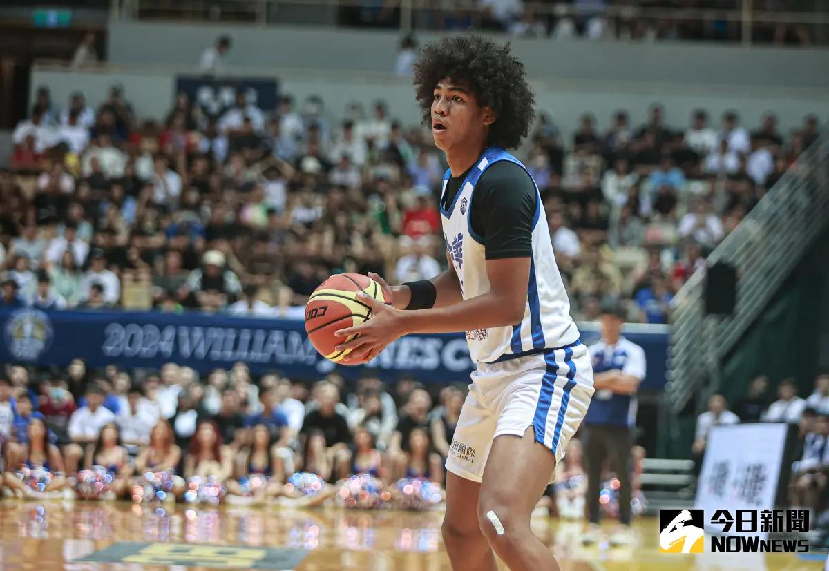 ▲賀博去年7月返台參加第43屆威廉瓊斯盃中華藍，後返美打完NCAA球季，好表現受到美國男籃關注，邀請他參加U19世界盃。（圖／記者葉政勳攝 , 2024.07.21）