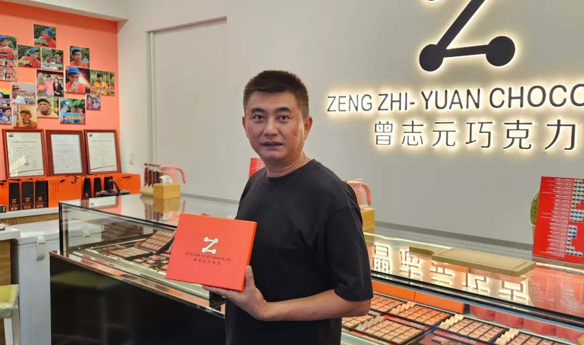 ▲曾志元／45歲／屏東人／巧克力業者。（圖／記者鄭宏斌攝）