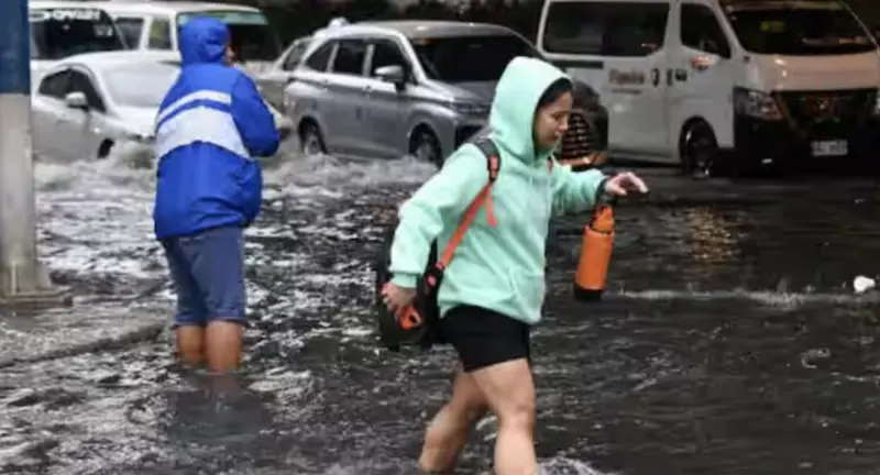 影／菲律賓首都圈停班停課！颱風未登陸便釀慘重災情　致豪大雨勢