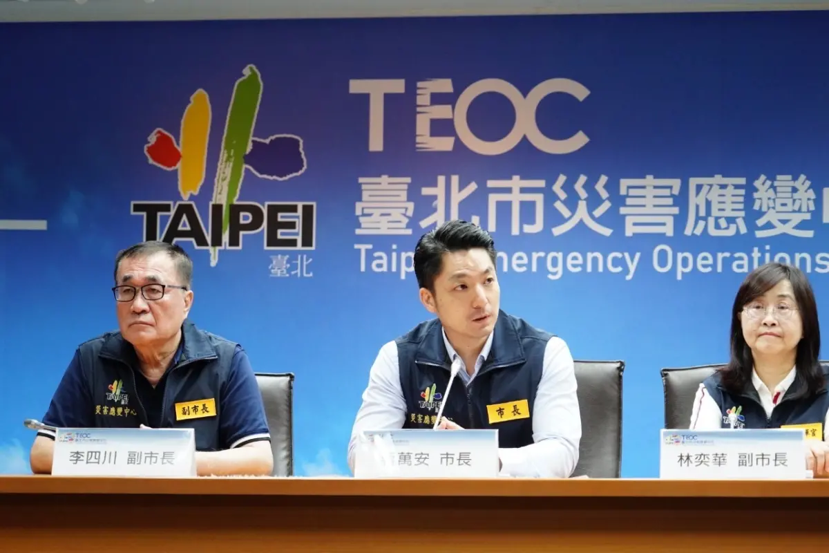 ▲臉書小編暴雷提前宣布放颱風假，台北市長蔣萬安坦承是「誤發」。（圖／台北市政府提供）