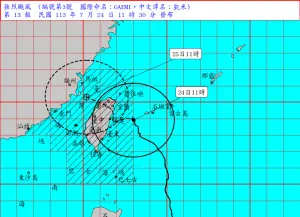 凱米颱風轉強颱！最新路徑「畫個V再登陸」　宜蘭、花蓮都有機會
