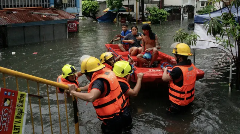 影／造成13死！凱米颱風尾橫掃菲律賓　60萬人緊急疏散