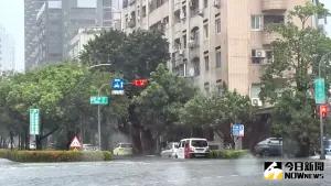 高雄豪大雨特報多處積淹水 連市區也不例外
