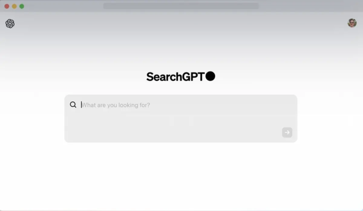 ▲ OpenAI宣布將推出新搜尋引擎「SearchGPT」，目前已在進行小範圍的用戶測試。（圖／翻攝自OpenAI官網）