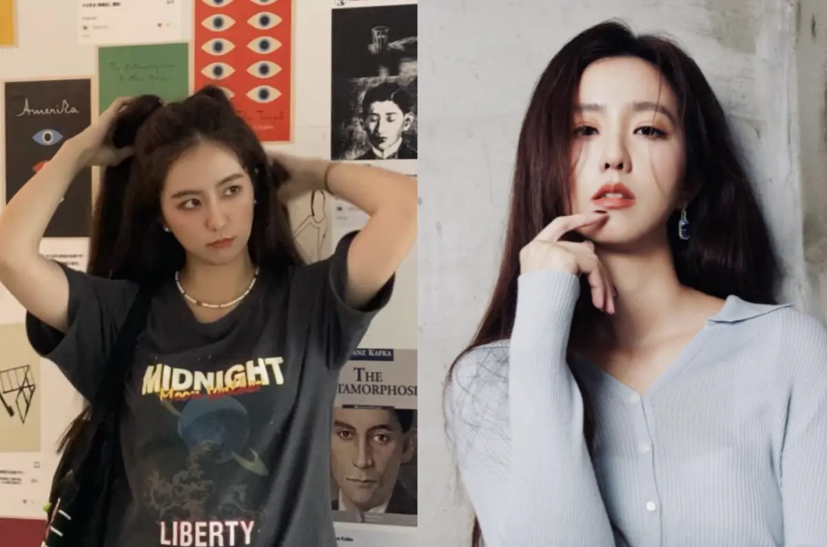 ▲周曉涵PO出和父親的合照，下個月將滿40歲的她，和父親站在一起像情侶，父女倆都超凍齡。（圖／翻攝自周曉涵IG）