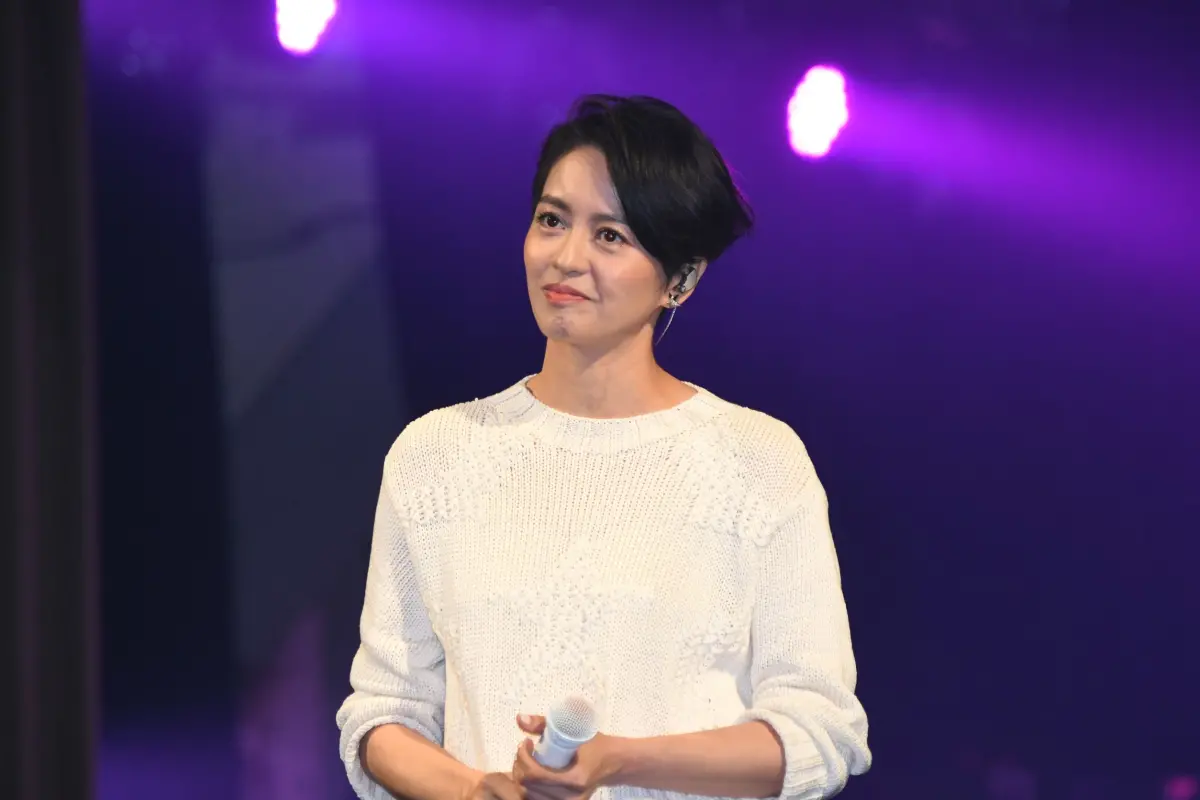 ▲梁詠琪隔3個月再開演唱會，透露這次歌單很特別，有一首歌是26年來第一次唱現場。（圖／記者林調遜攝）