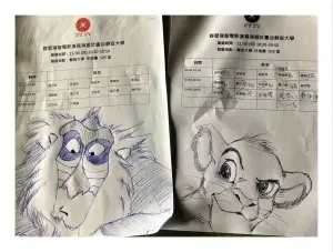 ▲柯震東以原子筆、鉛筆描繪的素描作品。(圖/柯震東Threads) ▲柯震東以原子筆、鉛筆描繪的素描作品。(圖/柯震東Threads)