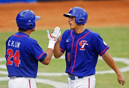 ▲2008北京奧運中華隊慘敗中國,當時蔣智賢賽後痛哭,並且透露自己為何會被球打中屁股。(圖/美聯社/達志影像) ▲2008北京奧運中華隊慘敗中國,當時蔣智賢賽後痛哭,並且透露自己為何會被球打中屁股。(圖/美聯社/達志影像)