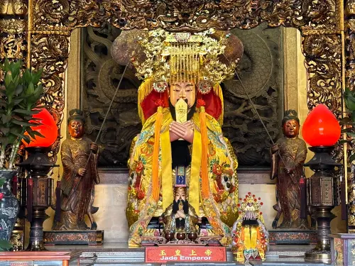 ▲在天赦日當天,信徒會祭拜玉皇大帝。圖為台中樂成宮玉皇大帝。(圖/楊登嵙提供) ▲在天赦日當天,信徒會祭拜玉皇大帝。圖為台中樂成宮玉皇大帝。(圖/楊登嵙提供)