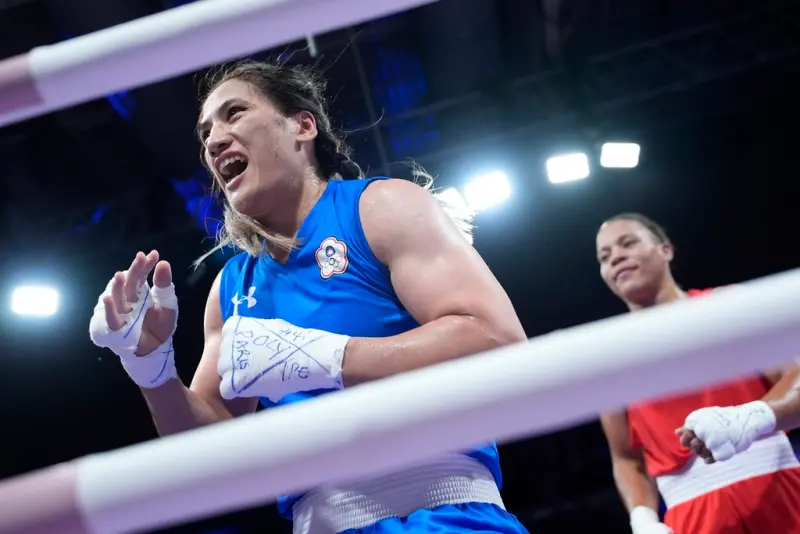 ▲2025年世界拳擊錦標賽進入到倒數階段，台灣女子拳擊名將陳念琴於今（13）日凌晨出戰女子65公斤級四強賽，最終以2：3的些微差距落敗，收下銅牌，為台灣摘下本屆賽事的首面獎牌。（圖／美聯社／達志影像）